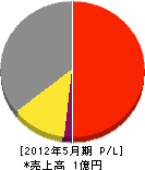 山清電気商会 損益計算書 2012年5月期