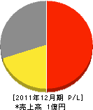 柄沢石材店 損益計算書 2011年12月期