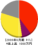 渡辺水道工業所 損益計算書 2008年6月期