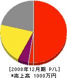 畠山塗装店 損益計算書 2008年12月期