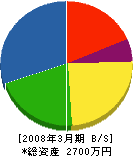 神奈川県表具経師内装（同） 貸借対照表 2008年3月期