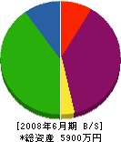 松本土木工業 貸借対照表 2008年6月期