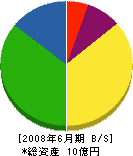 日本衛生工事 貸借対照表 2008年6月期