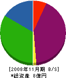 中央サッシセンター 貸借対照表 2008年11月期