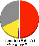 藤本工業 損益計算書 2009年11月期