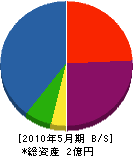 江藤建設 貸借対照表 2010年5月期