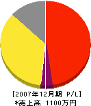 飯田工務店 損益計算書 2007年12月期