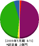 神山建設 貸借対照表 2009年5月期
