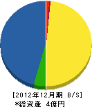 山口松樹園 貸借対照表 2012年12月期