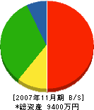 廣長商事 貸借対照表 2007年11月期