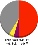 横浜建材工業 損益計算書 2012年9月期