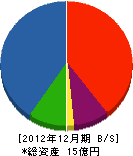 東京コーポレーション 貸借対照表 2012年12月期
