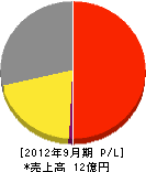 新日本設備 損益計算書 2012年9月期