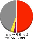 長崎中央建設 損益計算書 2010年6月期