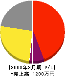 染谷塗装店 損益計算書 2008年9月期