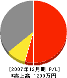 塚本畳店 損益計算書 2007年12月期