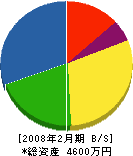 東信管業 貸借対照表 2008年2月期