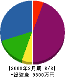 吉澤水道 貸借対照表 2008年3月期