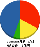 醍醐建設 貸借対照表 2008年9月期