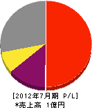 渋谷産業 損益計算書 2012年7月期