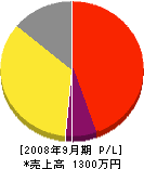 藤田塗装工業 損益計算書 2008年9月期