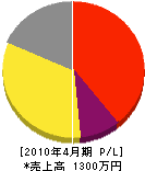 今井電気 損益計算書 2010年4月期
