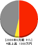 桜田工務店 損益計算書 2008年6月期