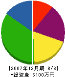 沢田サッシセンター 貸借対照表 2007年12月期