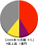 徳田建設工業 損益計算書 2008年10月期