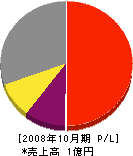 野田水道センター 損益計算書 2008年10月期