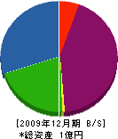 上村建設工業 貸借対照表 2009年12月期