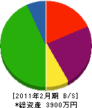 鈴木建設 貸借対照表 2011年2月期