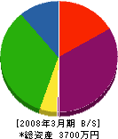 松田電気商会 貸借対照表 2008年3月期