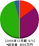 村田電工 貸借対照表 2008年12月期