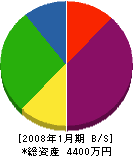 徳島建工鎌田 貸借対照表 2008年1月期