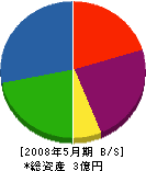 浜田工業 貸借対照表 2008年5月期