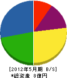 村尾地研 貸借対照表 2012年5月期