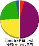 富士技創 貸借対照表 2009年5月期