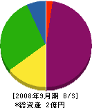 瀬戸内カッター工業 貸借対照表 2008年9月期