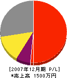 田中電気工事店 損益計算書 2007年12月期