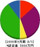 小島板金塗装工業 貸借対照表 2008年9月期