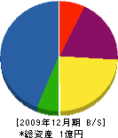 掛川原産商 貸借対照表 2009年12月期