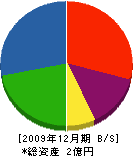 北海道アトリウム 貸借対照表 2009年12月期