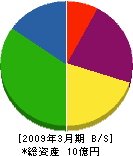 新大阪電設 貸借対照表 2009年3月期