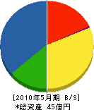 佐藤工務 貸借対照表 2010年5月期