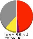 田村組 損益計算書 2008年4月期
