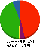 伊藤組 貸借対照表 2008年3月期