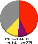 渡辺建設 損益計算書 2009年9月期