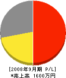 関西グリーン 損益計算書 2008年9月期