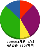 宮田建築事務所 貸借対照表 2009年4月期